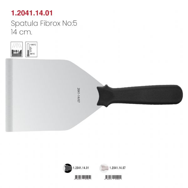 Spatula Fibrox (Esnek) 14 cm. No:5