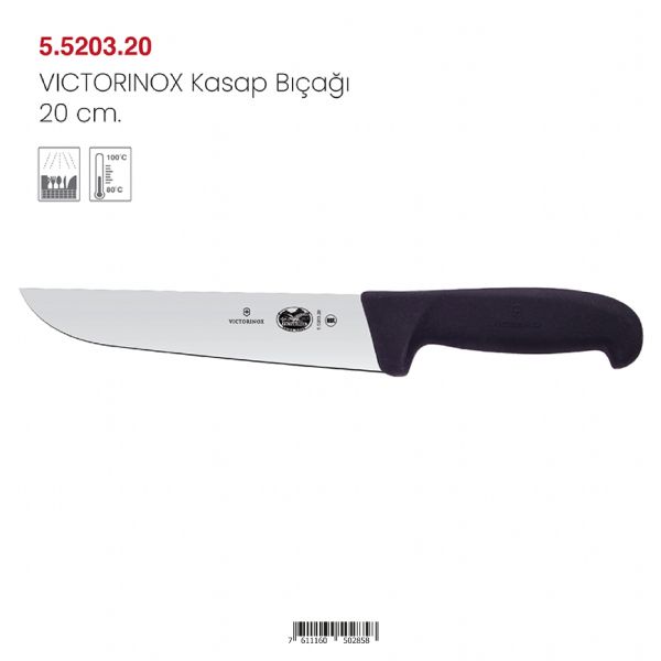 VICTORINOX Kasap Bıçağı 20 cm.