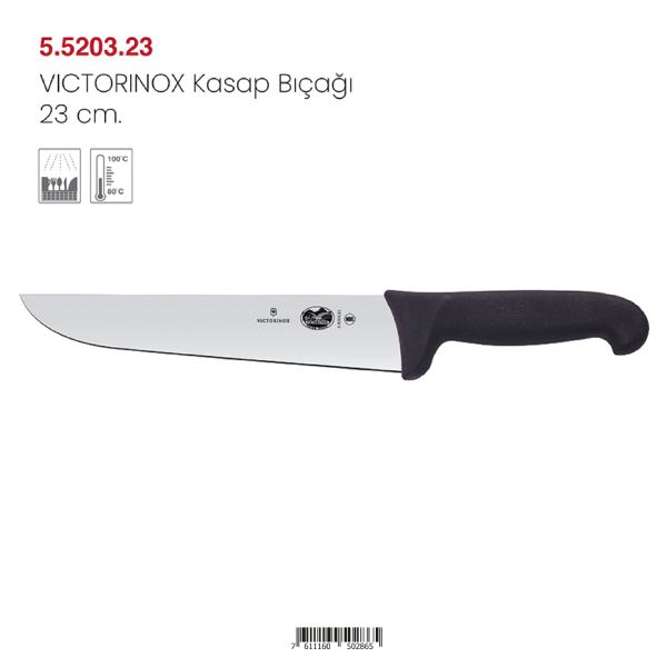 VICTORINOX Kasap Bıçağı 23 cm.