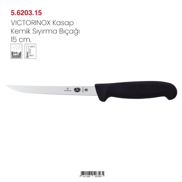 VICTORINOX Kasap Kemik Sıyırma Bıçağı 15 cm.