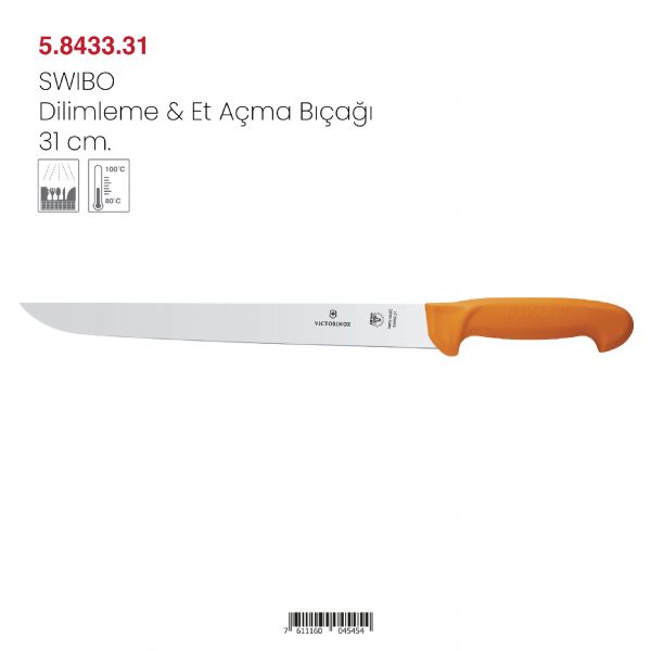 SWIBO Dilimleme & Et Açma Bıçağı 31 cm.