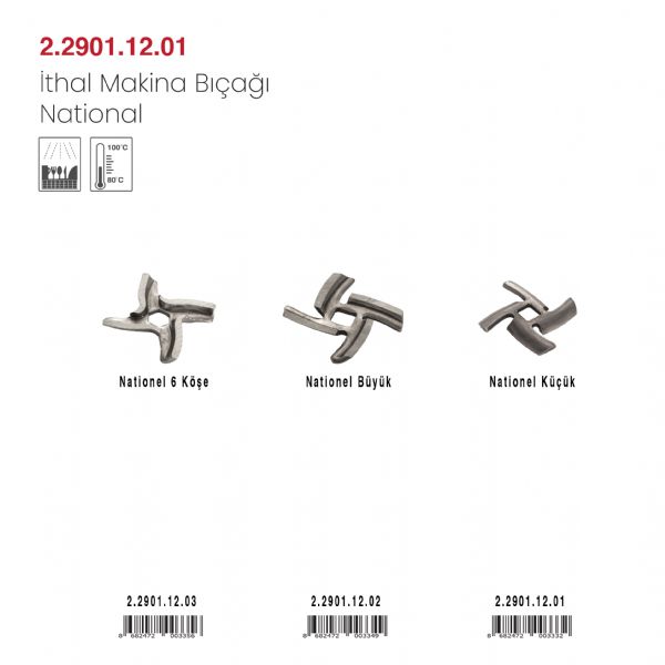 İthal Makina Bıçağı National Küçük