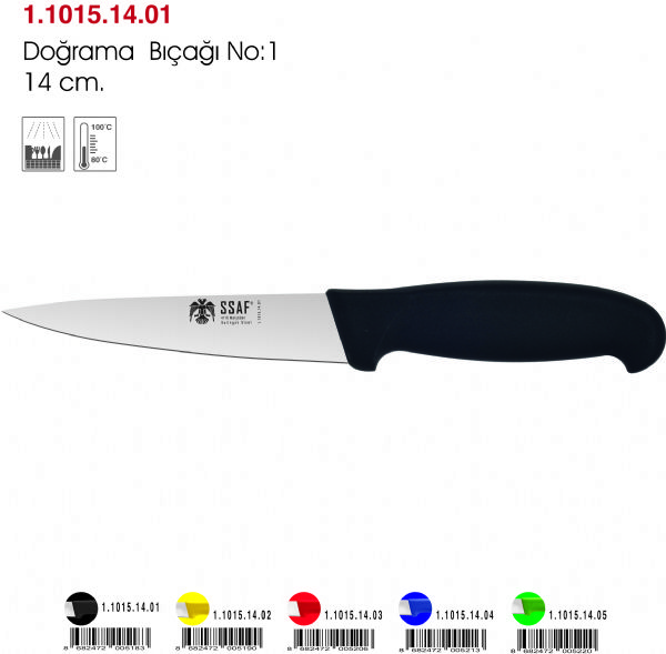 Doğrama Bıçağı No:1 Siyah