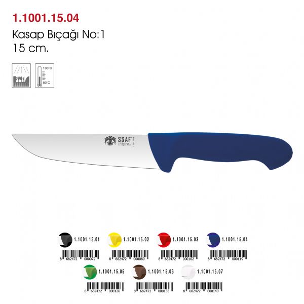 Kasap Bıçağı Lacivert No:1