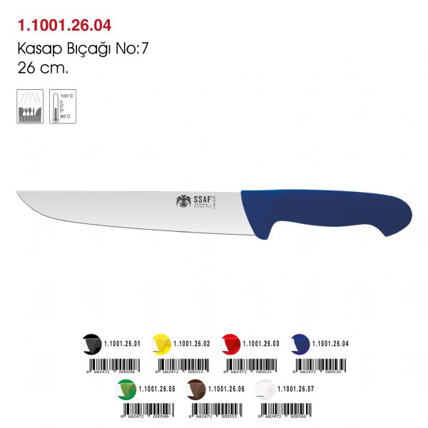 Kasap Bıçağı Lacivert No:7