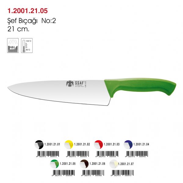 Şef Bıçağı Yeşil No:2