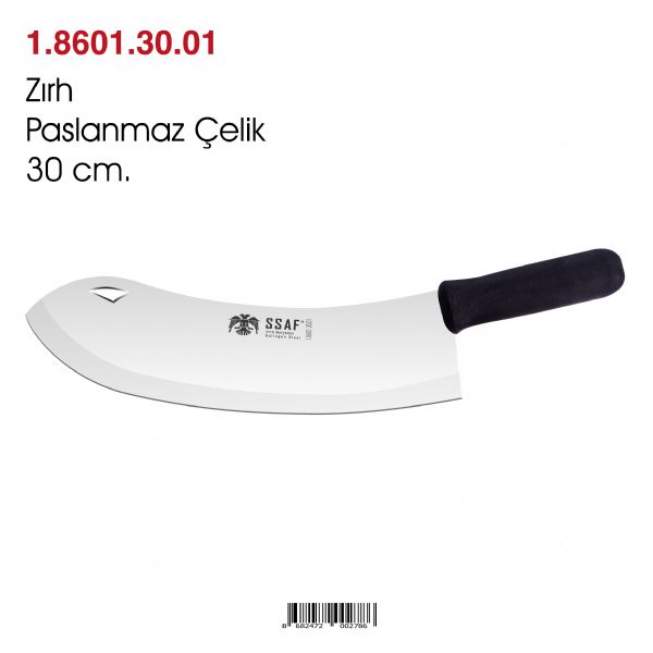 Zırh Paslanmaz Çelik 30 cm.