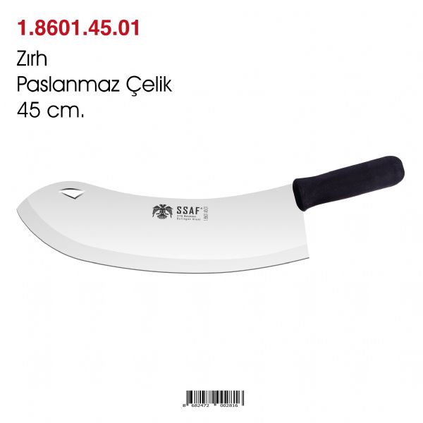 Zırh Paslanmaz Çelik 45 cm.