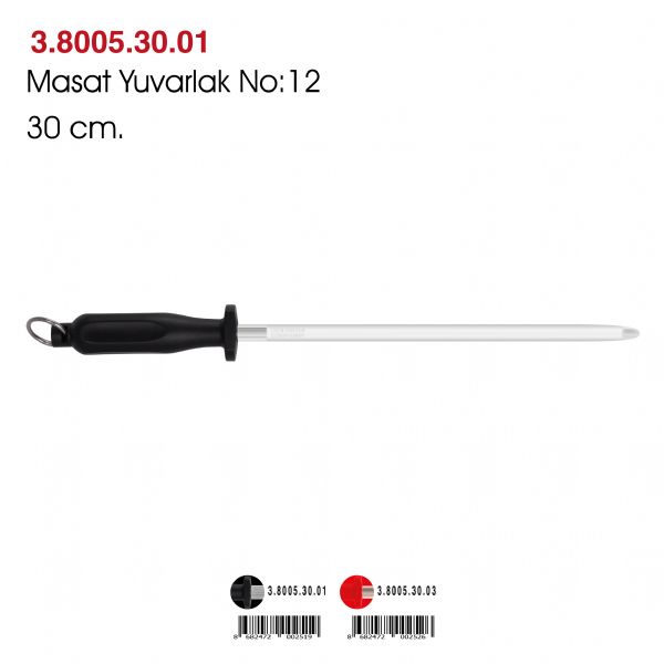 Masat Yuvarlak No:12 - Siyah