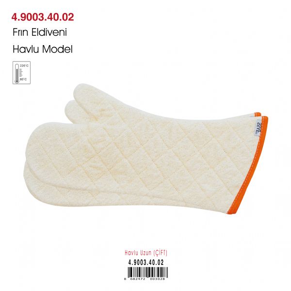 Fırın Eldiveni Havlu Model Uzun (Çift)