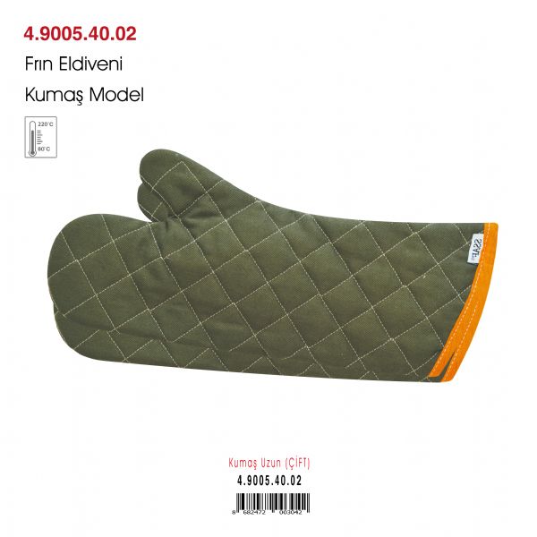 Fırın Eldiveni Kumaş Model Uzun (Çift)