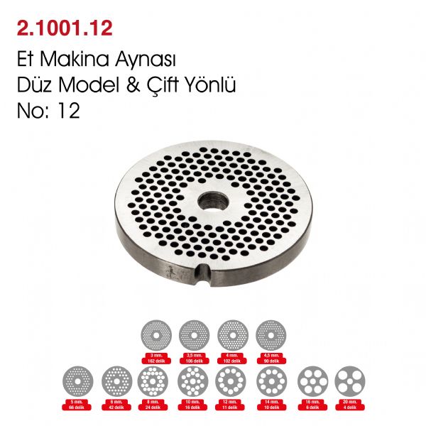 Et Makina Aynası Düz Model & Çift Yönlü No:12