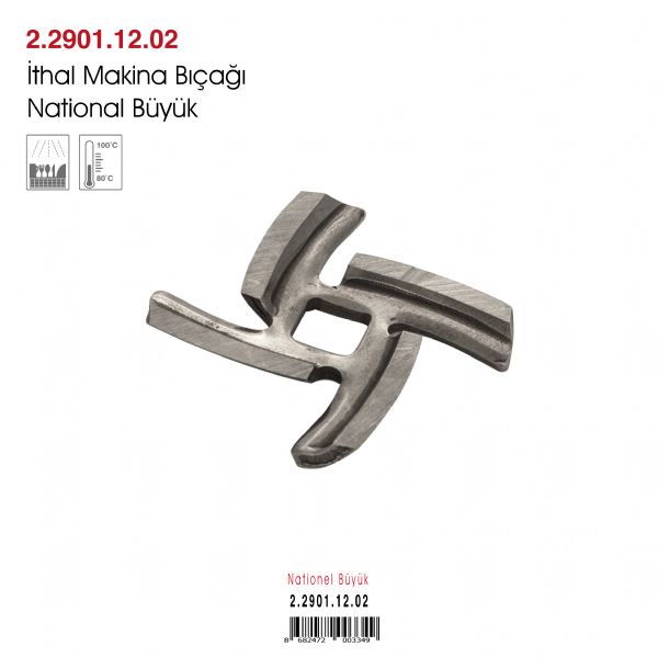 İthal Makina Bıçağı National Büyük