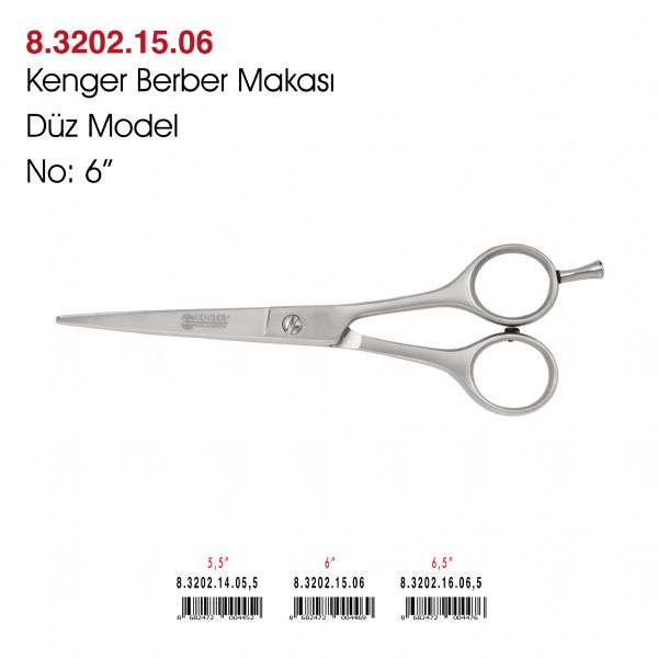 Kenger Berber Makası Düz Model No:6