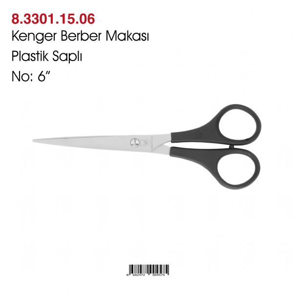 Kenger Berber Makası Plastik Saplı No:6