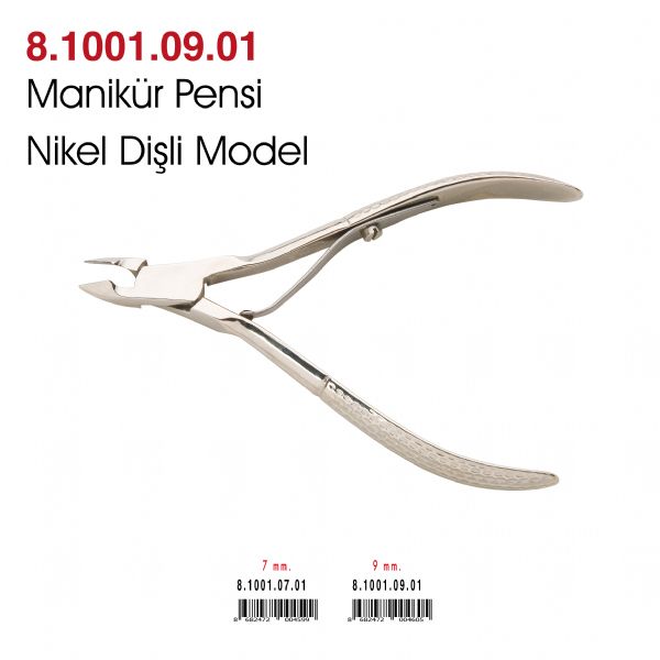 Manikür Pensi Nikel Dişli Model