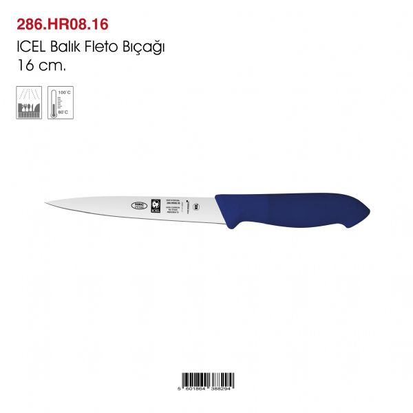 ICEL Balık Fileto Bıçağı 16 cm.