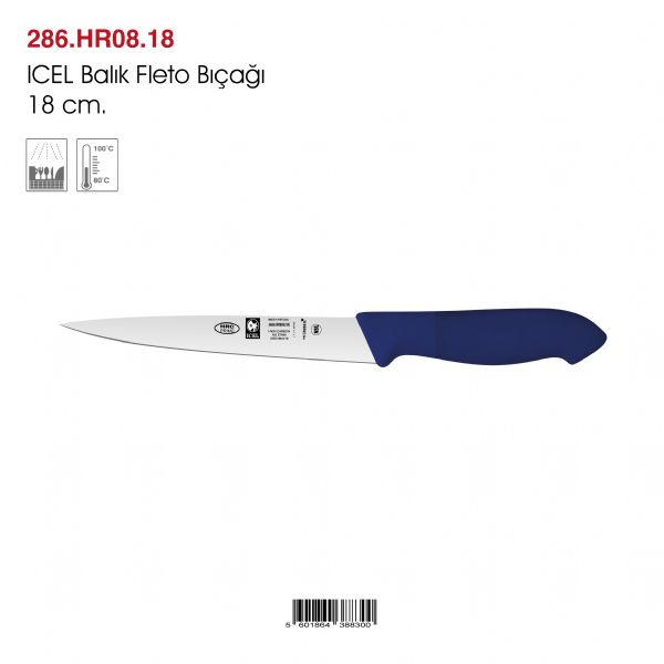 ICEL Balık Fileto Bıçağı 18 cm.