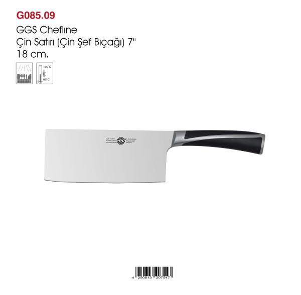 GGS Chefline Çin Satırı (Çin Şef Bıçağı) 7