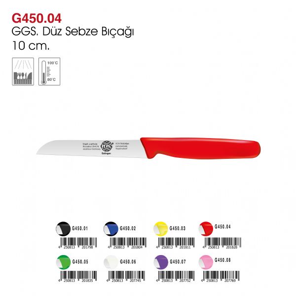 GGS Düz Sebze Bıçağı 10 cm.