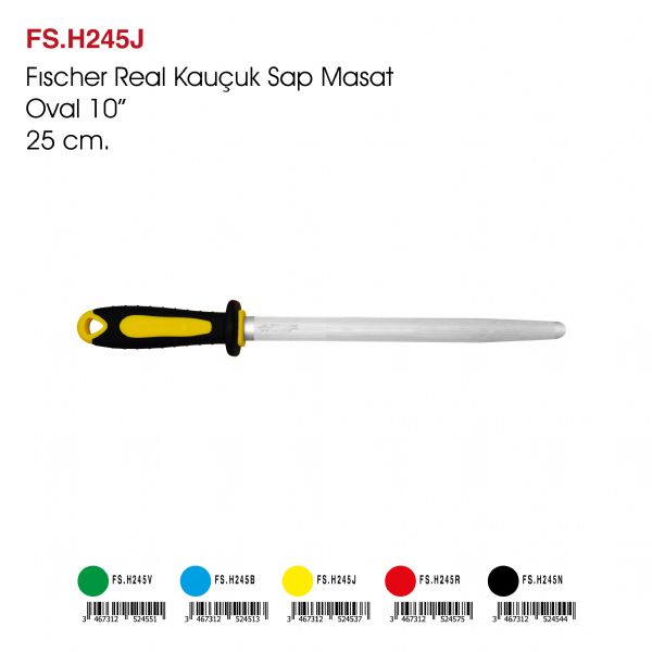 Fıscher Real Kauçuk Sap Masat Oval 10