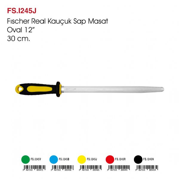 Fıscher Real Kauçuk Sap Masat Oval 12