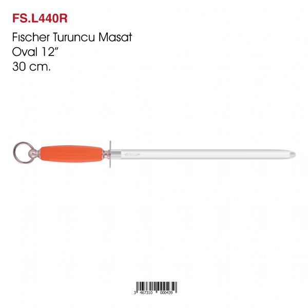 Fıscher Turuncu Oval Masat 12