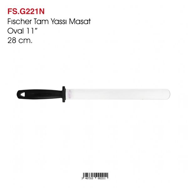 Fischer Tam Yassı Oval Masat 11