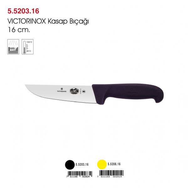 VICTORINOX Kasap Bıçağı 16 cm.