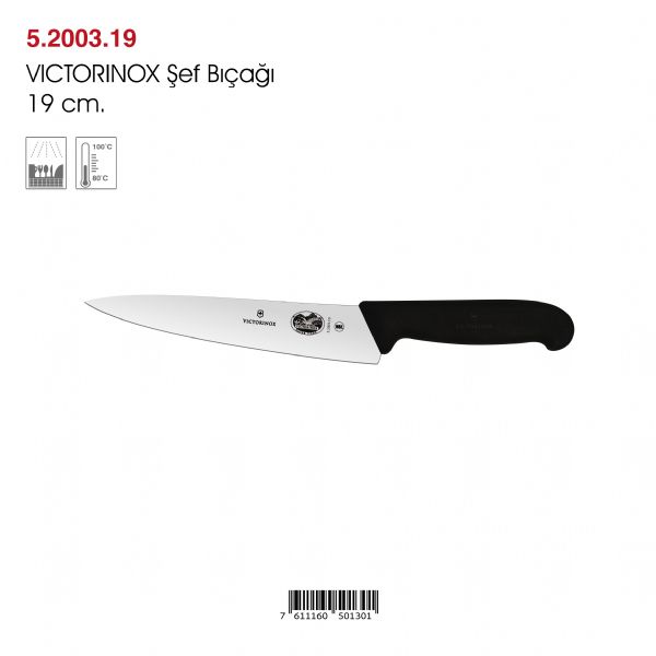 VICTORINOX Şef Bıçağı 19 cm.