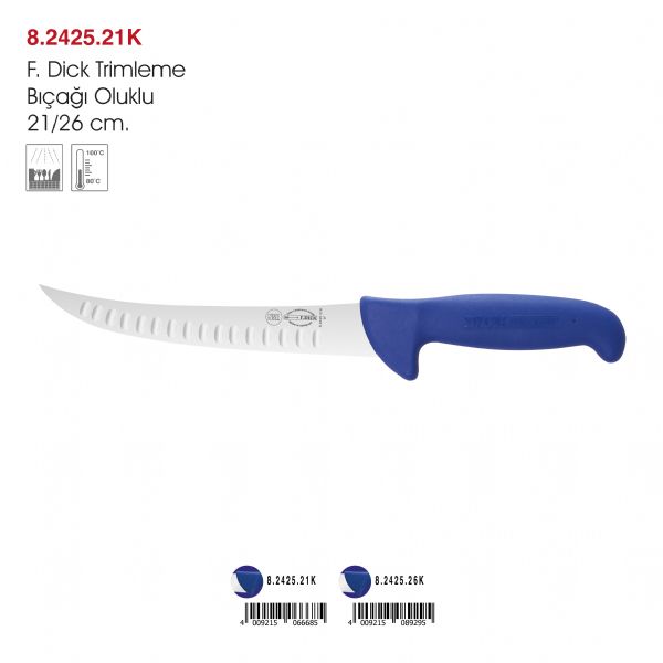 F.Dick Trimleme Bıçağı Oluklu 21 cm.