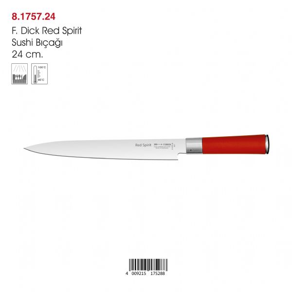 F.Dick Red Spirit Sushi Bıçağı