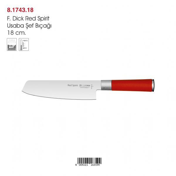 F.Dick Red Spirit Usuba Şef Bıçağı