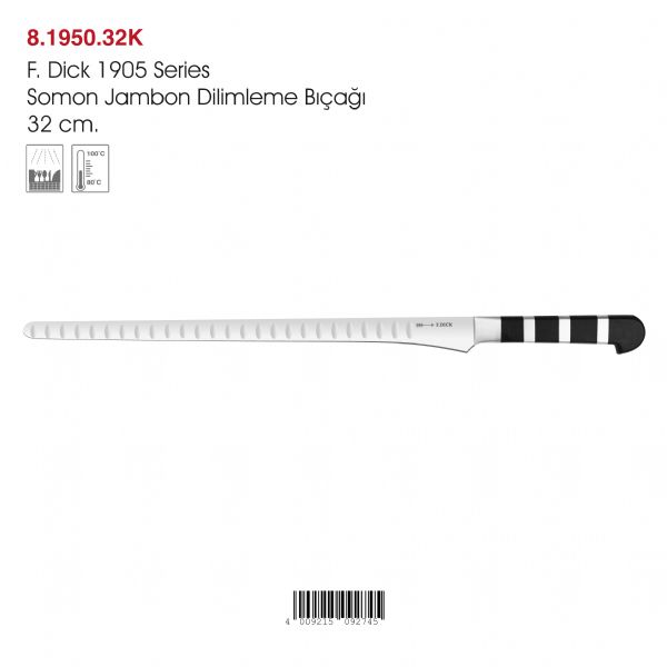 F.Dick 1905 Series Somon & Jambon Dilimleme Bıçağı