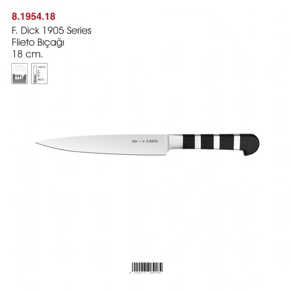 F. Dick 1905 Series Fileto Bıçağı