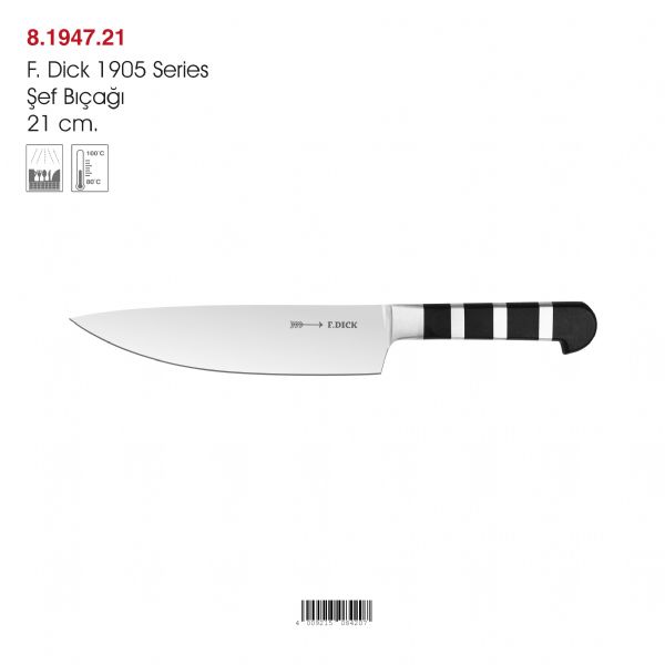 F. Dick 1905 Series Şef Bıçağı 21 cm.