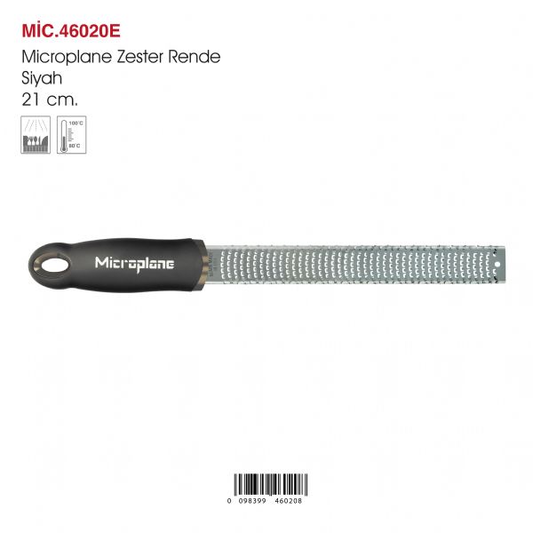 Microplane Zester Rende Siyah